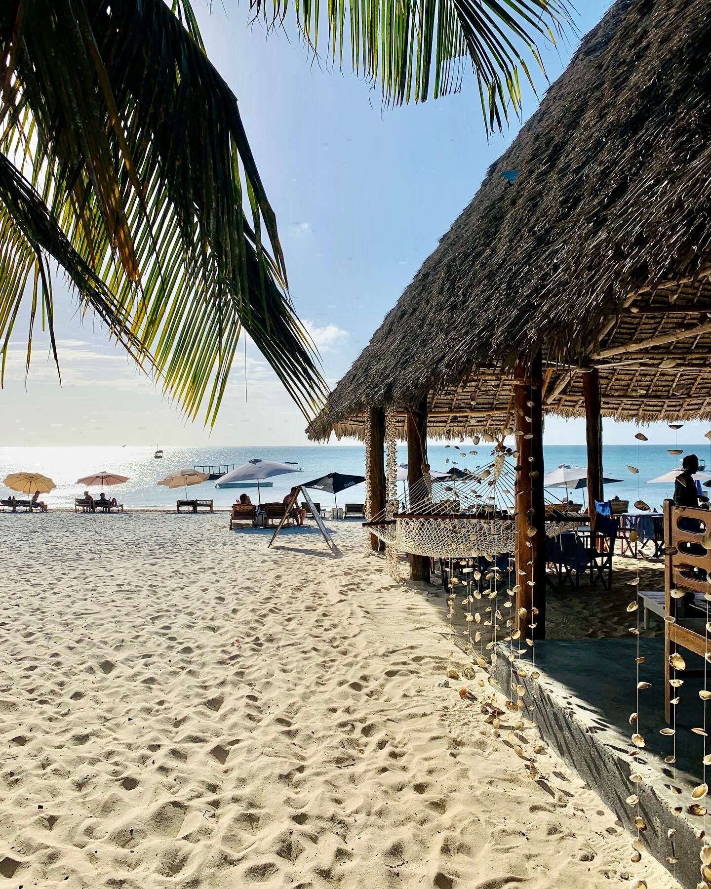 Nungwi beach panorama in Zanzibar